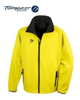 Tempest Yellow Black Soft Shell Jacket